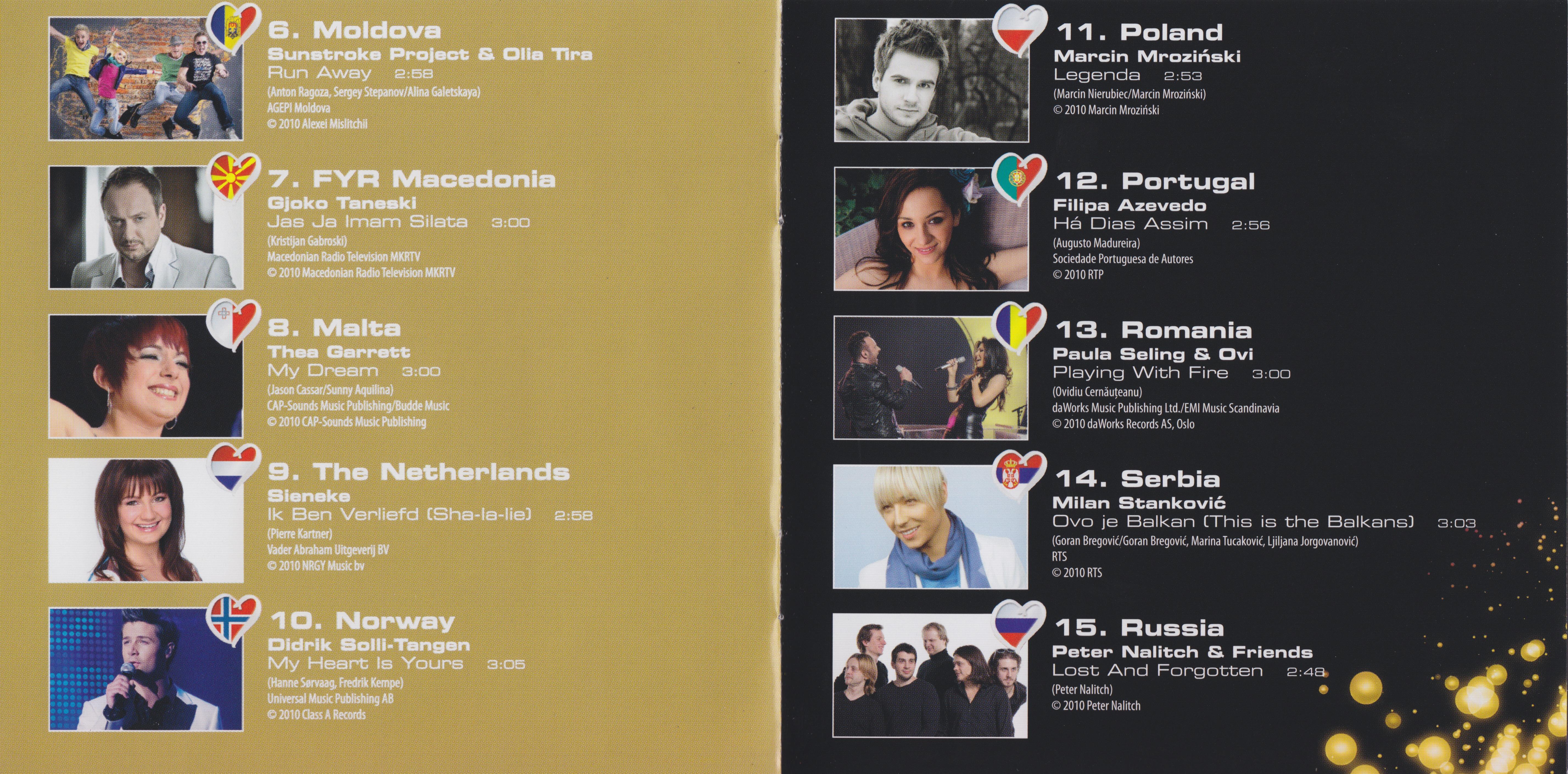 Eurovision Song Contest 2010; Oslo : Booklet 5